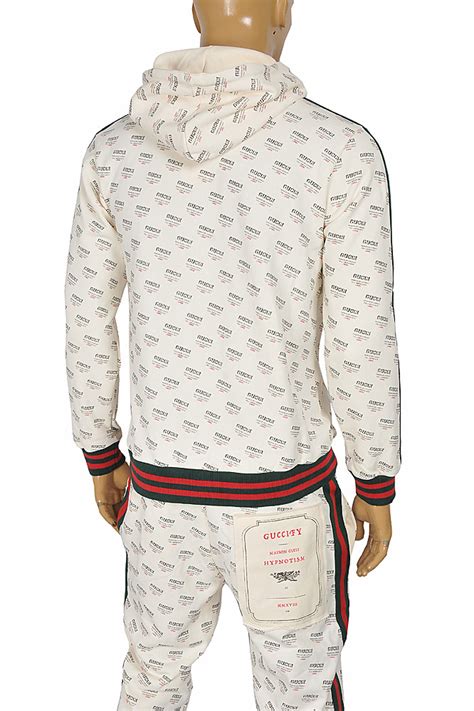 hoodie for men gucci|gucci sweatsuit men's.